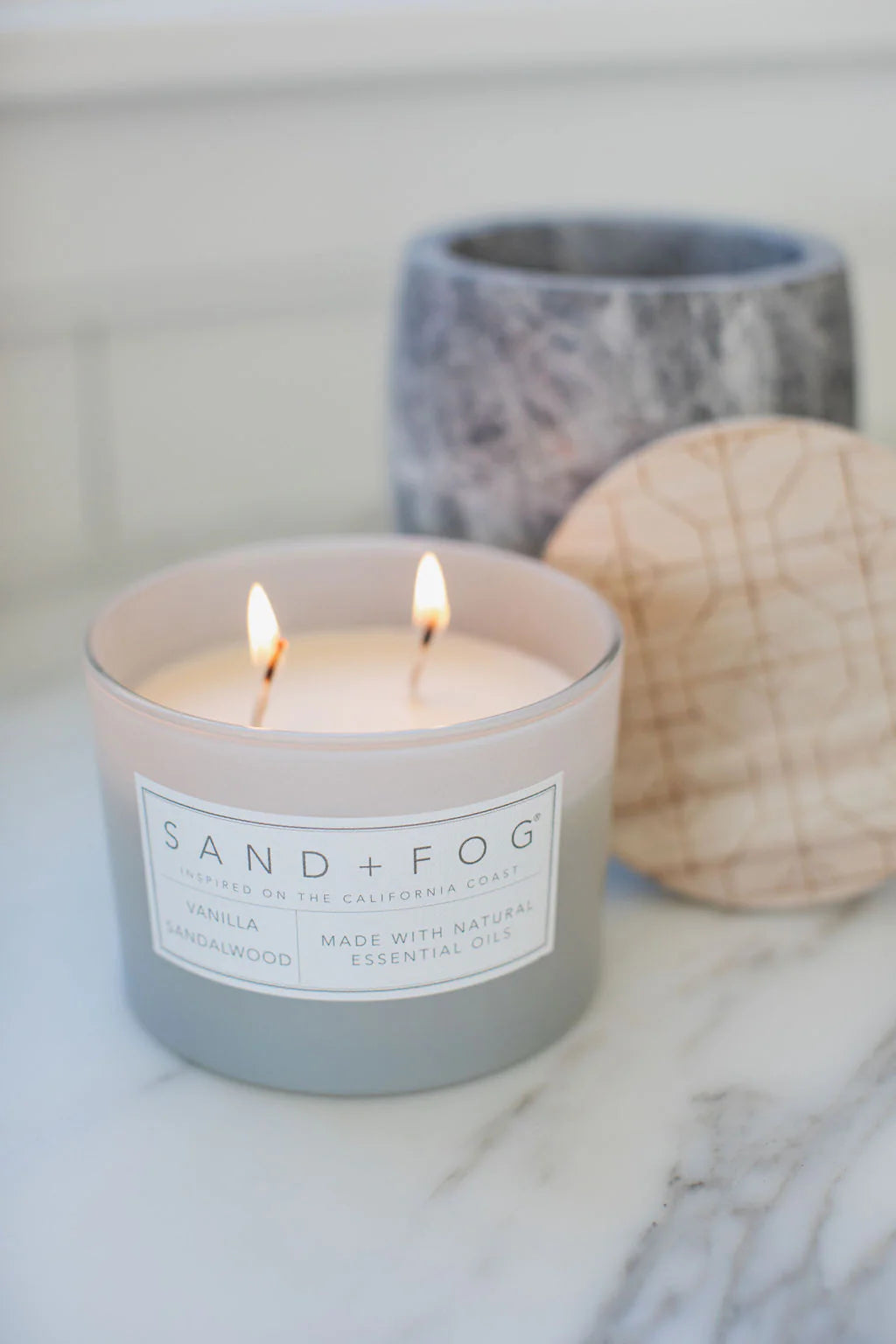 Vanilla Sandalwood 12 oz scented candle