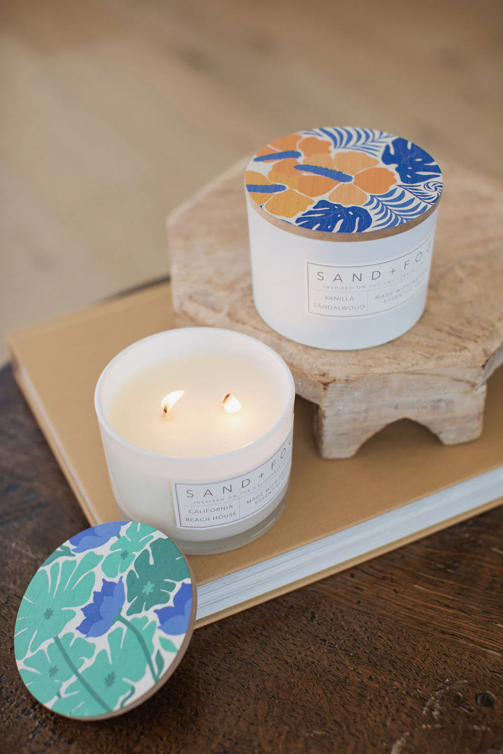 Vanilla Sandalwood 12 oz scented candle