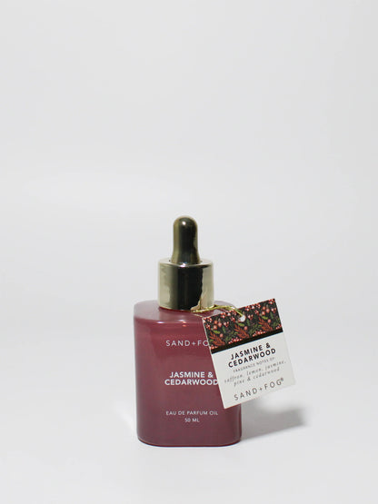 Jasmine & Cedarwood 50 ml Perfume Oil Dropper