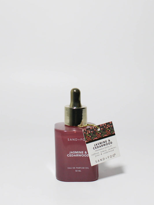 Jasmine & Cedarwood 50 ml Perfume Oil Dropper