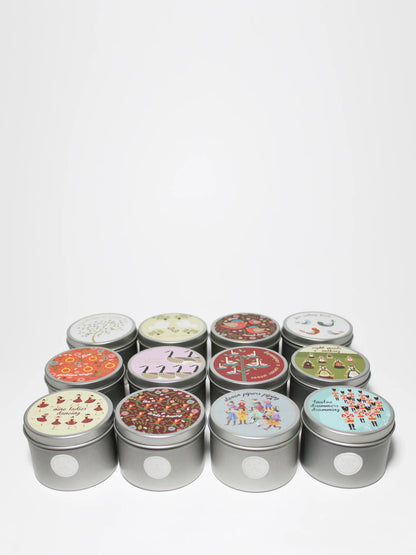 12 Days of Christmas Candle Set