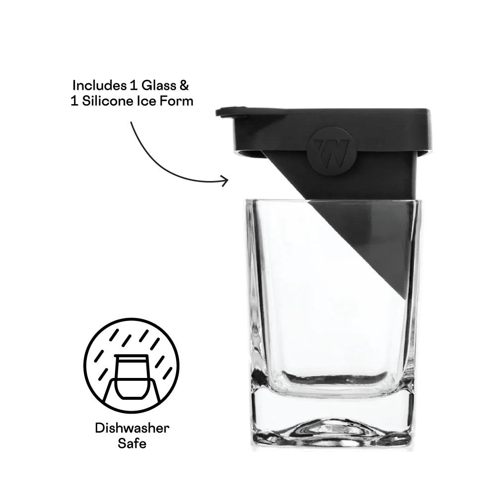 Whiskey Wedge + Cigar Glass Bundle
